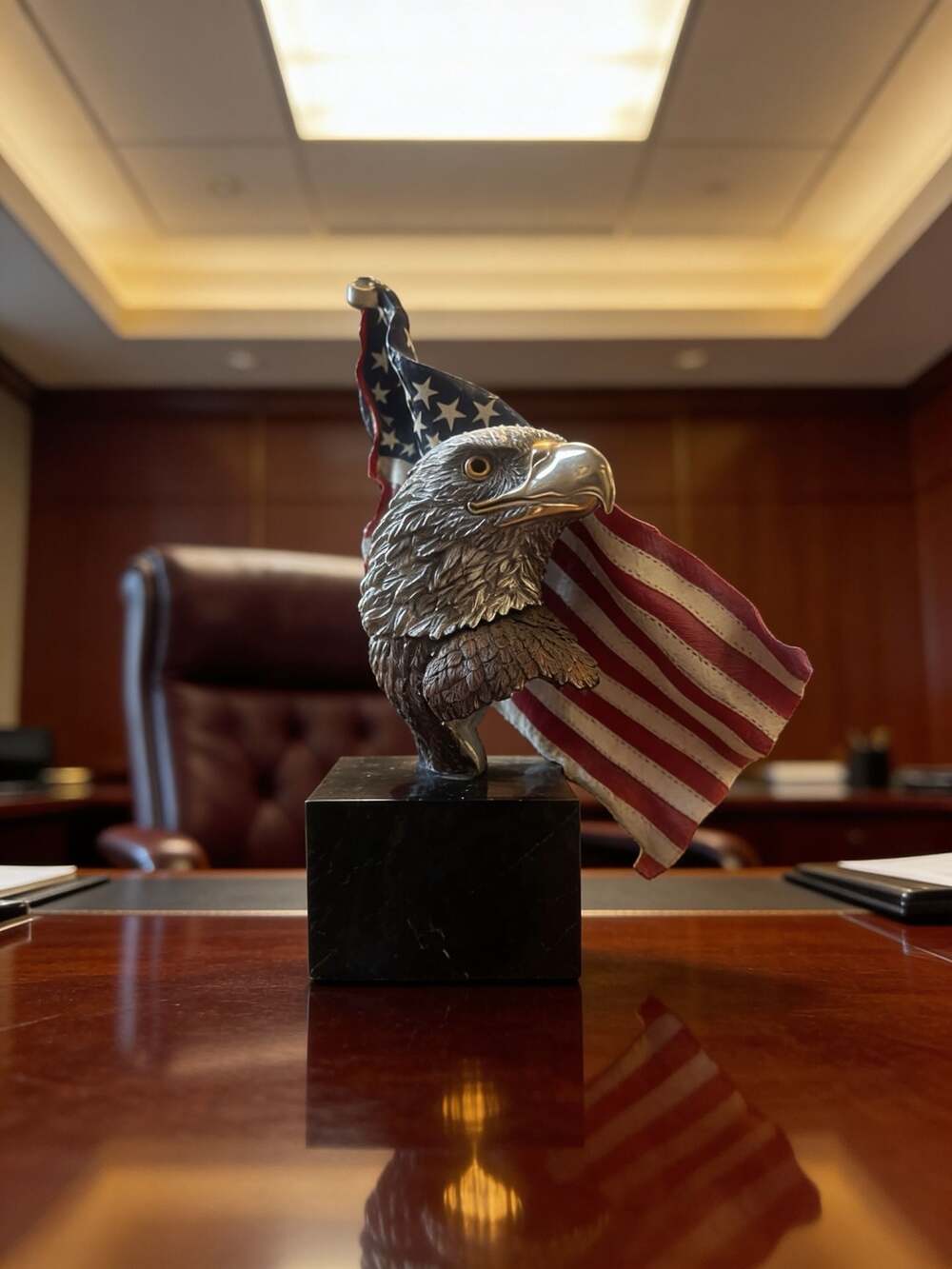 Legends Symbols of Freedom Eagle Sculpture by K. Cantrell 1991 Limited Edition